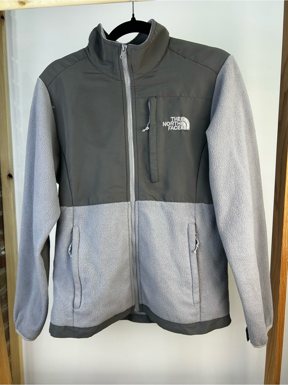 The North Face Two-Tone Gray Utility Fleece Jacket